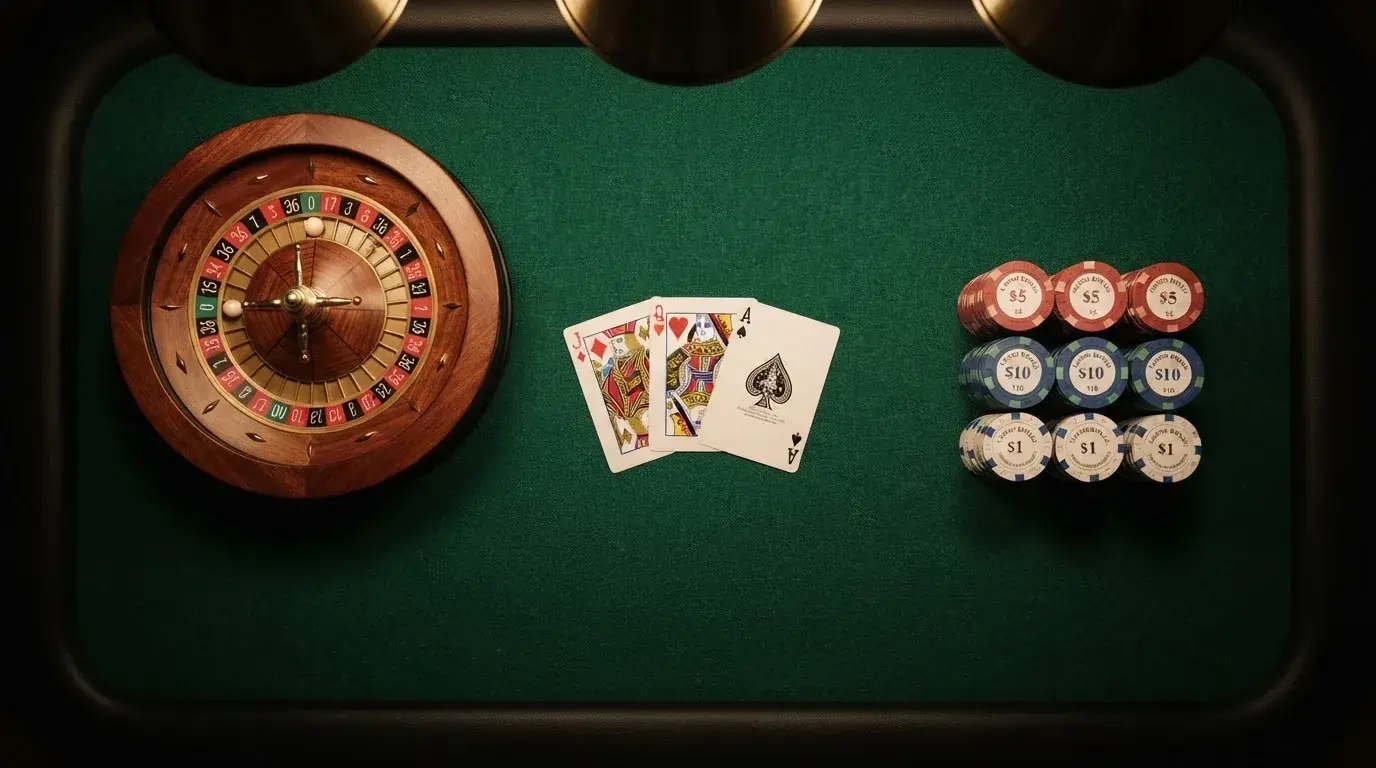 Una tabla comparativa con los nombres y condiciones principales de los operadores destacados, sobre el fondo de la interfaz de un casino online español